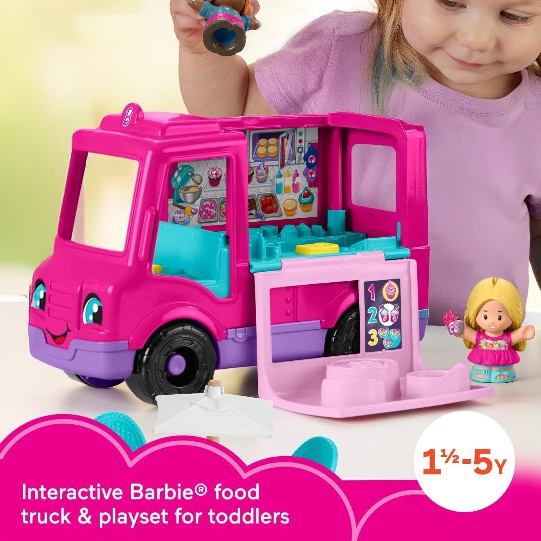 Little People Barbie Cupcake Truck view 2