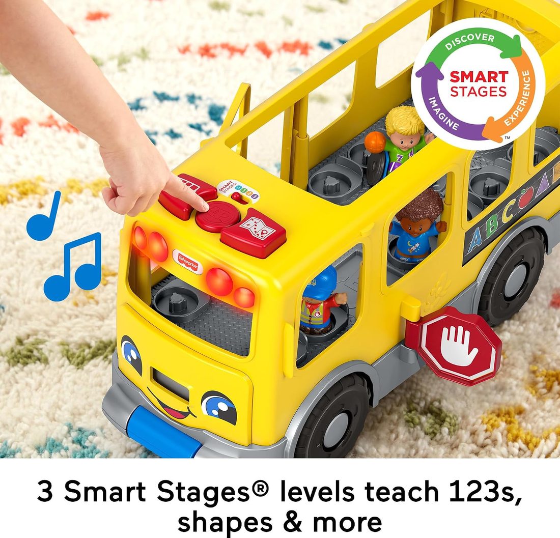Little People Big School Bus & Community Heroes Set view 3
