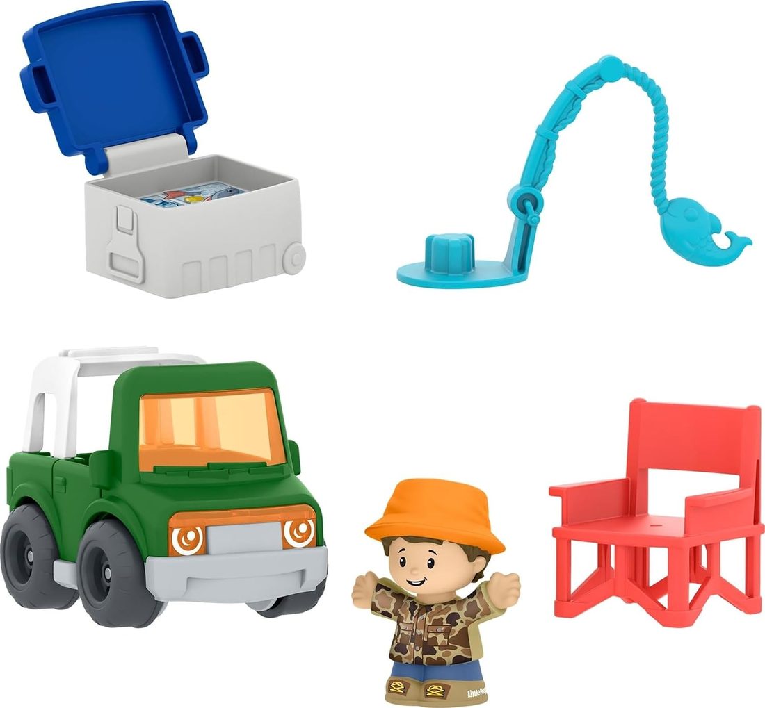 Little People Fishing Trip Figure & Vehicle Set