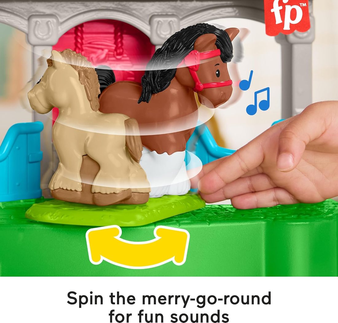 Little People Friendly Horses Stable Playset view 3