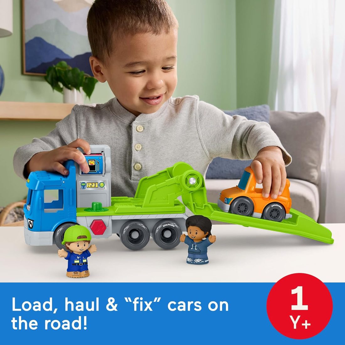Little People Load & Roll Hauler Playset view 2