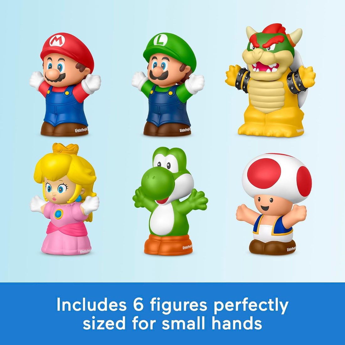 Little People My Mario 6-Piece Character Figure Set view 3